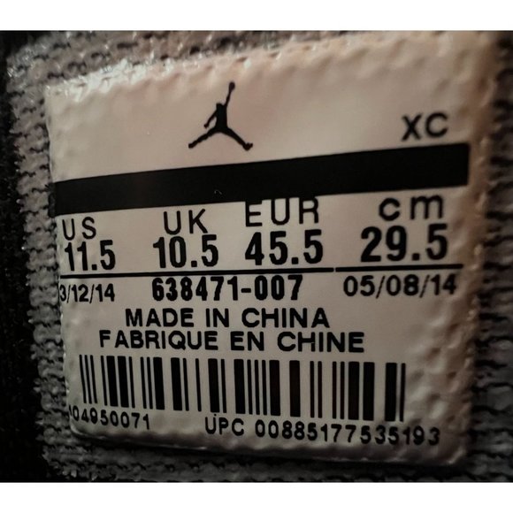 Jordan 1 Retro AJKO Royal - 638471007 Men's size 11.5 **LIKE NEW** - Picture 9 of 10